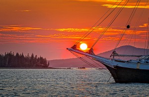 2018 Photo Contest Best Sunset Category - Mikael Carstenjen Victory Chimes in Gilkey Harbor, Captains Favorite Victory Chimes