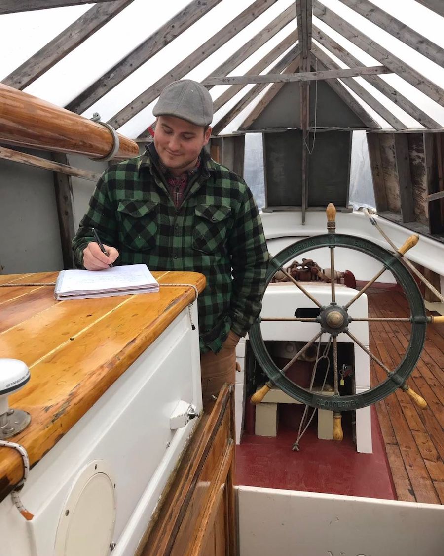 Captain Tyler King makes his spring To-Do List aboard the Schooner American Eagle.